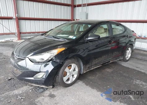 2012 Hyundai Elantra Gls (Ulsan Plant) z USA, uszkodzony, nr VIN KMHDH4AE8CU183216